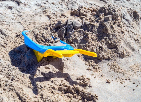 Іграшки Дітей Хлопчики Дівчатка Пісочний Набір Літній Час Пляжі — стокове фото