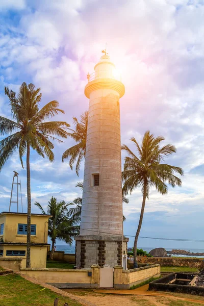 Lighthouse Fort Galle Light Station Sri Lanka Light Station Walls — Stock Photo, Image