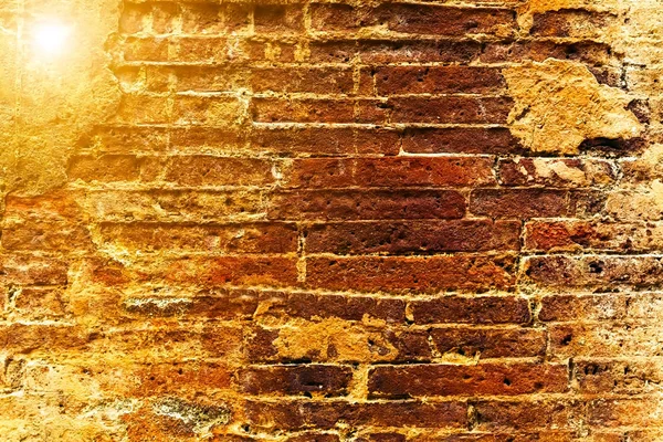 Old red brick background, empty grunge Old brick wall texture stone