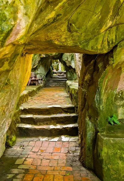 Huyen Khong Buddhist Grotto Carved Marble Mountains Nang City Hoi — Stock Photo, Image