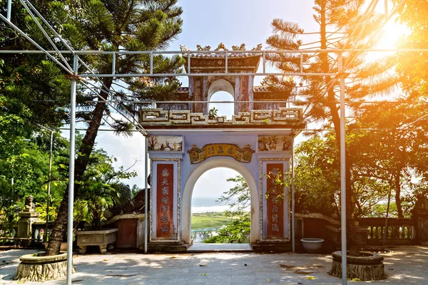 Ciudad Nang Budista Templo Puertas Hoi Vietnam Asia — Foto de Stock