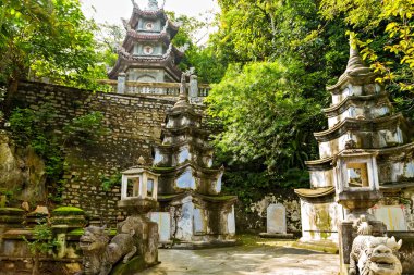 XA Loi Pagoda Çin tapınak mimarisi, mermer Dağları Da Nang şehir, Hoi An, Vietnam, Asya