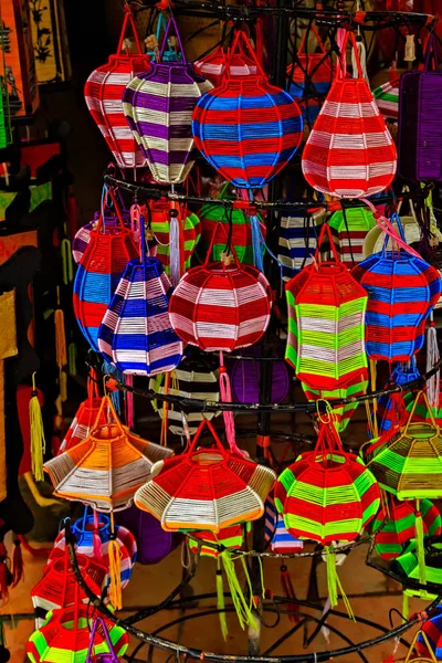 Lâmpada Lanternas Estilo Chinês Decorativo Festival Ano Novo Chinês — Fotografia de Stock