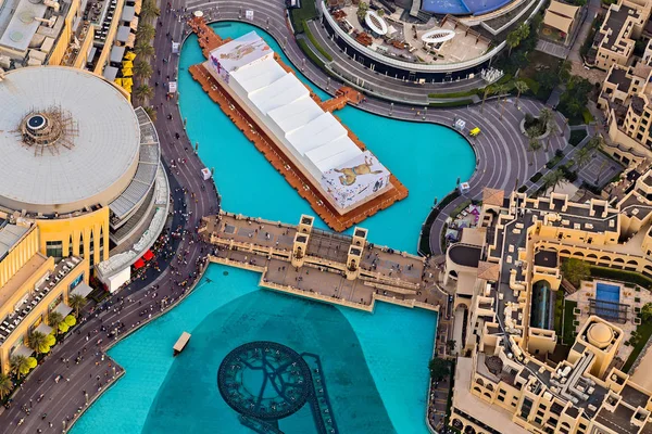Dubai Eau Janvier 2016 Station Métro Dubai Marina Bâtiment Gratte — Photo