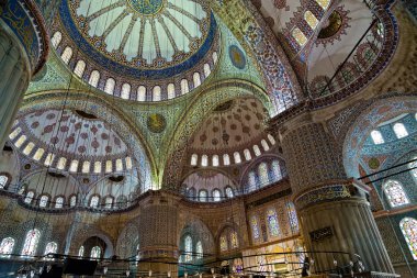 İç Sultanahmet Camii Istanbul, Türkiye