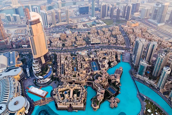 At the Top Burj Lake, Burj Khalifa — Stock Photo, Image