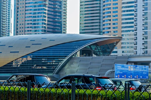 Emiratos Árabes Unidos Hoteles cerca de Estación de metro Dubai Marina, Dub — Foto de Stock