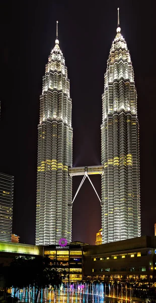 Kuala Lumpur city downtown skyline Twin Tower Malaysia — Stock Photo, Image