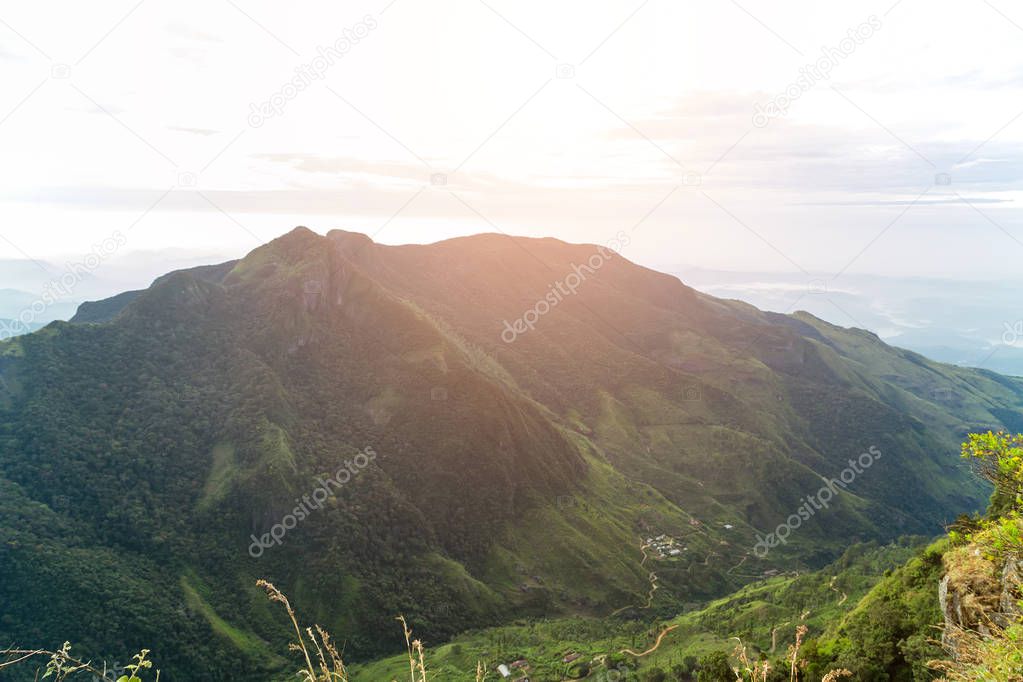 Mountains Landscape Sunrise Horizon