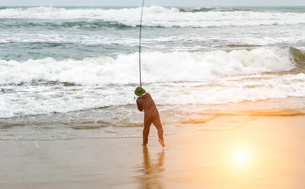 Büyük oyun balıkçılık faaliyetleri tuzlu su — Stok fotoğraf
