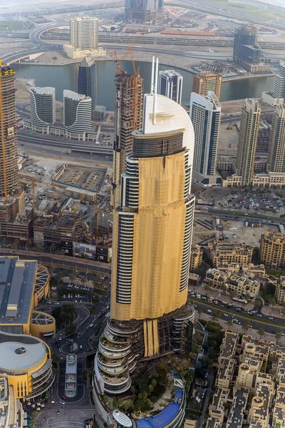 Vista aerea Dubai città Emirati Arabi Uniti — Foto Stock