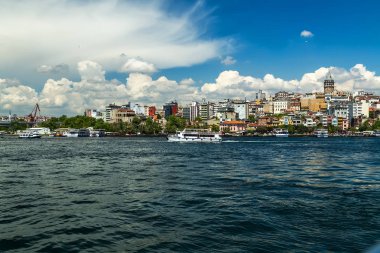 Cityscape Galata Kulesi büyük konumlar Haliç Istanbul'da