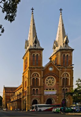 Saigon Vietnam Notre-Dame Katedrali Bazilikası