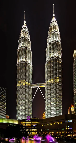 Kuala Lumpur city downtown skyline Twin Tower Malaysia — Stock Photo, Image