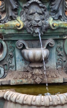 Heykel aslan leo çeşme