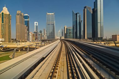 Dubai satırları Metro mimari yapı çerçeve