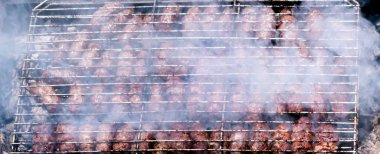 Izgara duman ızgara pişirme Kebaplar