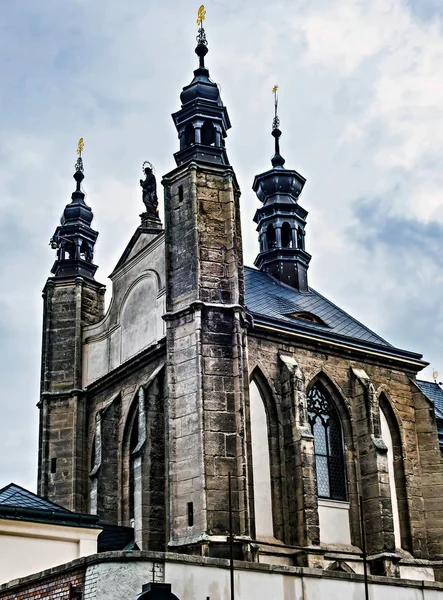 Menschliche Schädel sedlec Beinhaus kostnice Kirche — Stockfoto