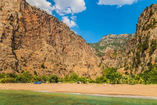 Paradies in Truthähnen Schmetterlingstal Meer Strand Türkei — Stockfoto