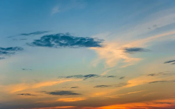 Вечерний закат вид с воздуха — стоковое фото