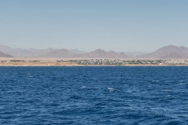 Mısır 'da Sharm El Sheikh yakınlarındaki Tiran Körfezi Akabe