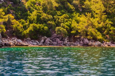 Marmaris yakınlarındaki Ege Denizi, Türkiye