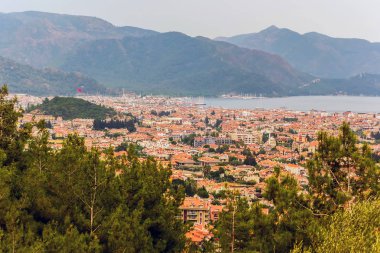 Marmaris Turkey landscape, turkish city