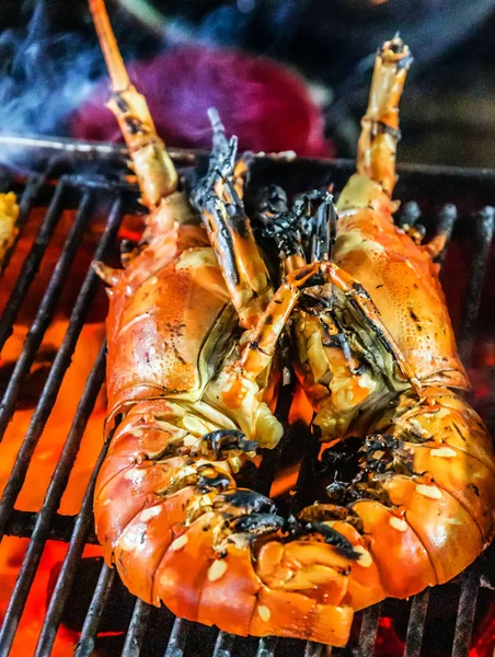 Lobster Barbecue steamed cooking grill Food Background