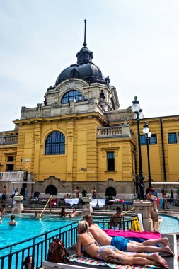 Szechenyi Spa Hamamları, Budapeşte. 24 Ağustos 2019