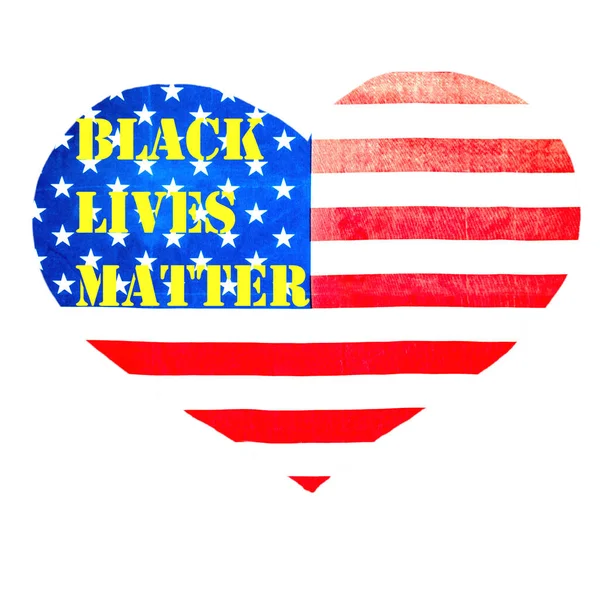 Black Lives Matter Social Movements Protest Action African American Symbol — стокове фото