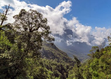 Sapa, Vietnam yakınlarındaki Panorama Dağı manzara alanı.