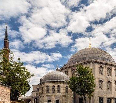 İstanbul 'daki Ayasofya Camii' nin dış mekanı Aya Sofya