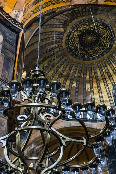 Indre Del Hagia Sophia Museum Moskeen Istanbul Tyrkia Kalkun Ayasofya – stockfoto