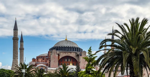 Hagia Sophia Meczet Zewnętrzny Aya Sofya Stambuł Turcja — Zdjęcie stockowe