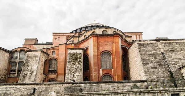 Hagia Sophia Exterior Mesquita Aya Sofya Istambul Turquia — Fotografia de Stock