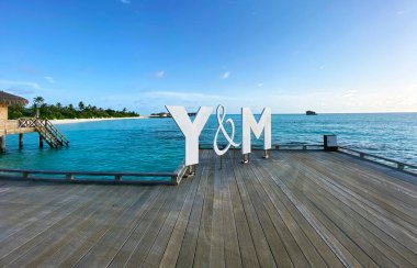 Raa Atoll, Maldivler Adası - 11 Ağustos 2020: You & Me by Cocoon Maldivler Yetişkinler Sadece 5 yıldız