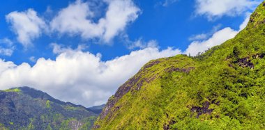 Sapa, Vietnam yakınlarındaki Panorama Dağı manzara alanı.