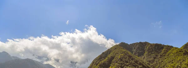 Vista Panorâmica Das Montanhas Campo Verde Gama Paisagem Ásia Vietnã — Fotografia de Stock