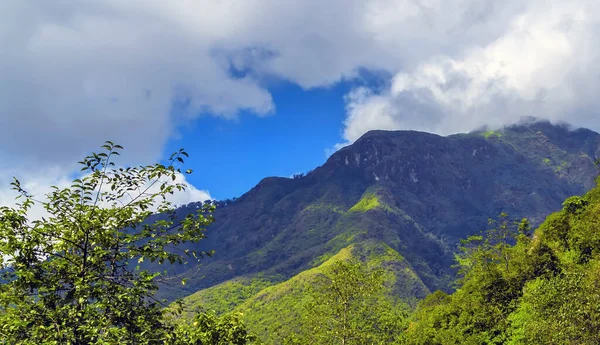 Hegyvonulat Panoráma Táj Nyári Idő Hegy Vidék Tonkinese Alpok Sapa — Stock Fotó