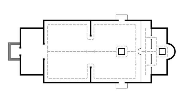 Domus Ground Plan Greek House Ancient Chinese Home Simple Greek