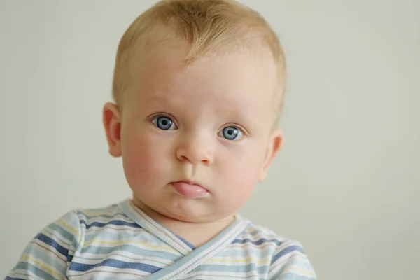 Portret Słodki Miły Baby — Zdjęcie stockowe