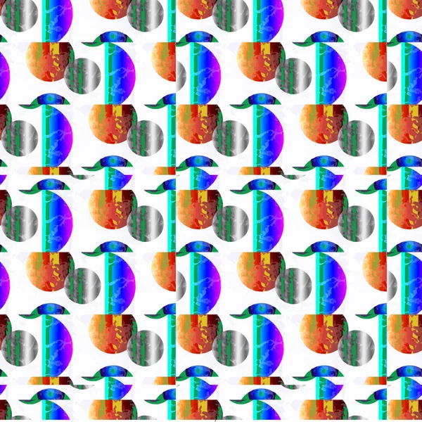 Творча Візерункова Текстура Вигляді Квадратних Плиток Вектор Eps — стоковий вектор