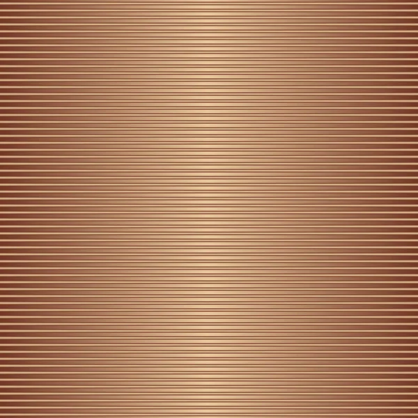 Shiny Bronze Gradient Metal Seamless Striped Pattern Vector Eps — Stock Vector