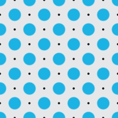 Beyaz bir arka planda eps 8 bulanık mavi ve siyah lekeli seamless modeli