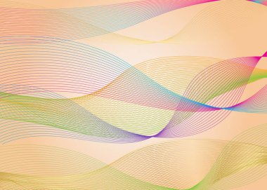 Yaratıcı iş altın kartı şablonları renkli dalga çizgileri ve metin, eps 8 için yer