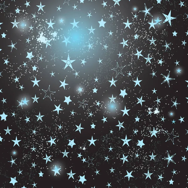 Cadre Élégant Avec Étoiles Flashs Image Vectorielle Eps — Image vectorielle