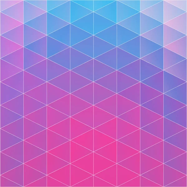 รูปแบบที่งดงามของสามเหลี่ยมเกรเดียนสีสันในสีพาสเทล . — ภาพเวกเตอร์สต็อก