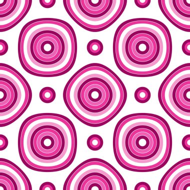 Pembe tonlar seamless modeli geometrik şekiller 
