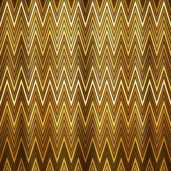Бесшовный градиентный рисунок с красочными золотыми волнами . — стоковый вектор