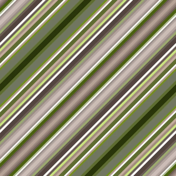 Patrón diagonal marrón-verde sin costuras . — Vector de stock